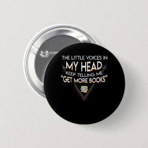 Reading Book Telling Me Get More Book 6 Cm Round Badge