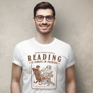 Reading Books Always in Fashion T-Shirt