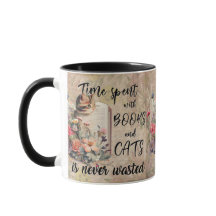 Reading Books Cute Cats Animal