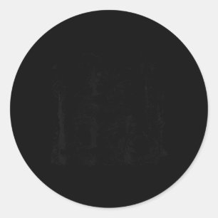 Reading Books Lover Cute Black Cat Pumpkin Gothic Classic Round Sticker