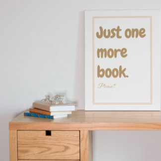 Reading Books One More Book Poster