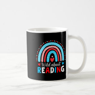 Reading books reader lover librarian teacher kids coffee mug