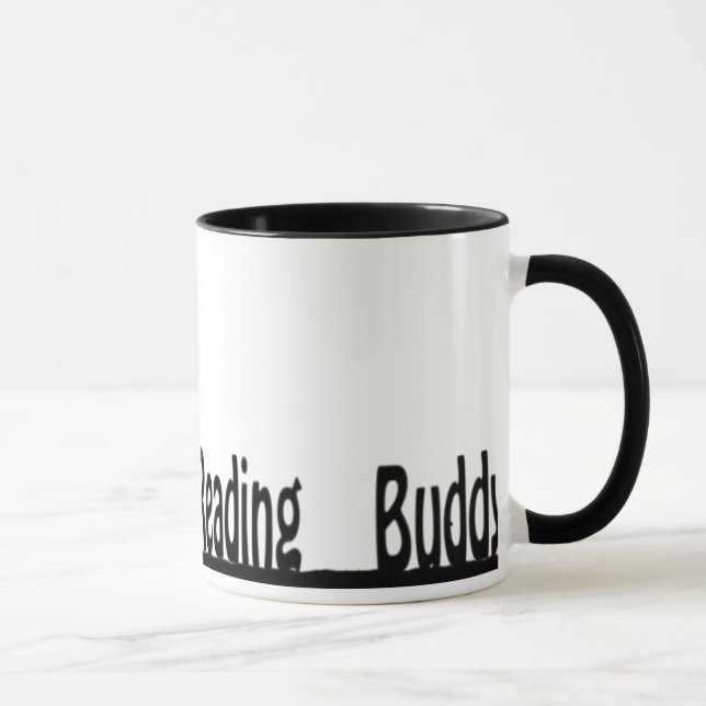 Reading Buddy Mug with boy sitting beside tree (Right)