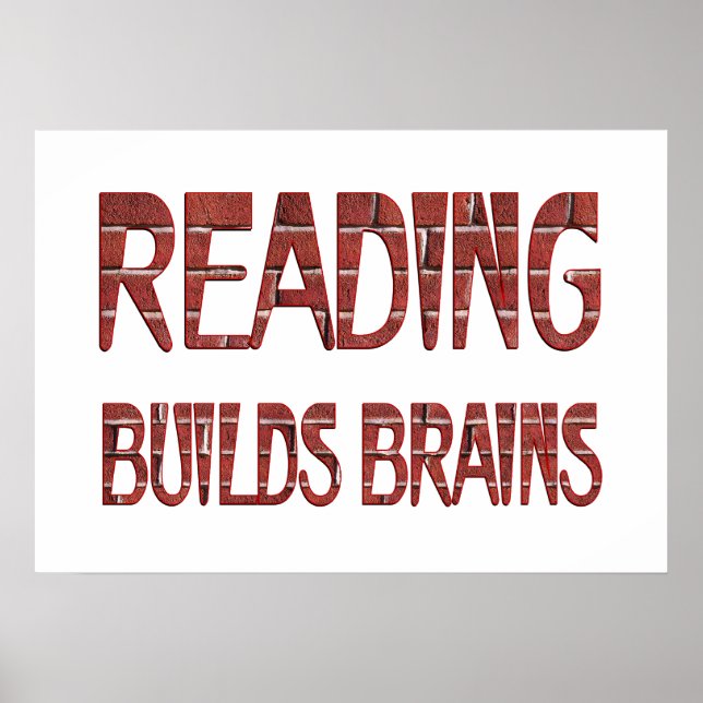 Reading Builds Brains Poster (Front)