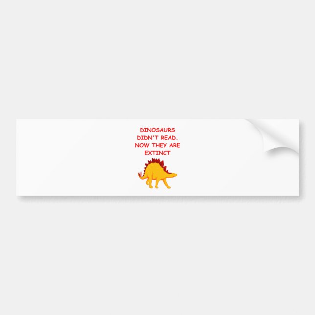 reading bumper sticker (Front)