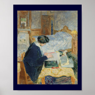Reading by the Bedside Poster