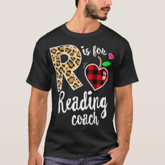 Reading Coach Teacher Interventionist Specialist L T-Shirt
