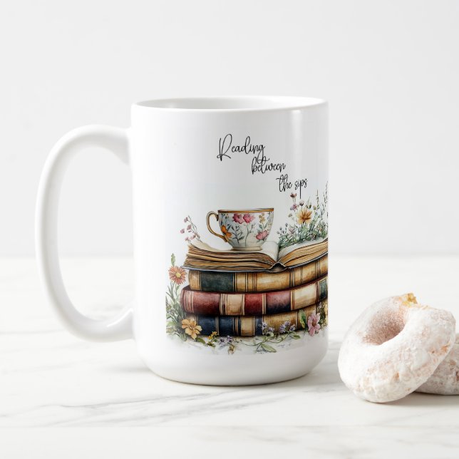 Reading Coffee Mug (With Donut)