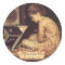 "Reading Desk" Pre-Raphaelite Bookplate