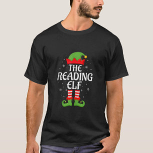 Reading Elf Xmas Family Matching Elf Squad Christm T-Shirt
