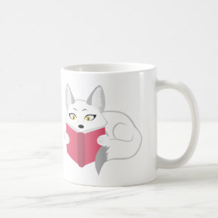 Reading Fox Coffee Mug