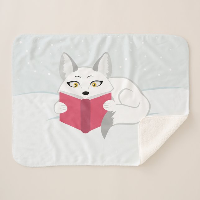 Reading Fox Sherpa Blanket (Front (Horizontal))