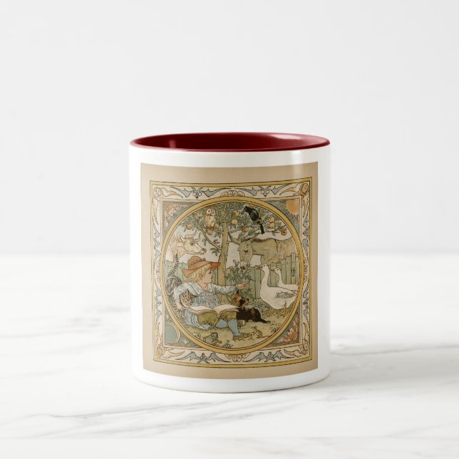 Reading Fun Two-Tone Coffee Mug (Center)