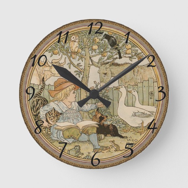 Reading Fun Wall Clock (Front)