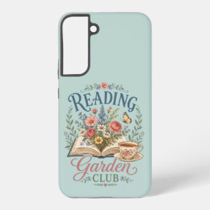Reading Garden Club Cottagecore Floral Samsung Galaxy Case