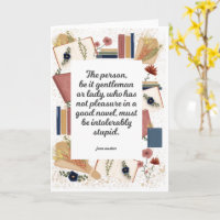 Reading Greeting Card - Jane Austen