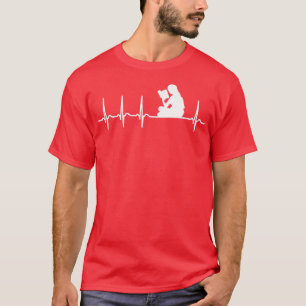 Reading Heart Love Cool Librarian Library Books L T-Shirt
