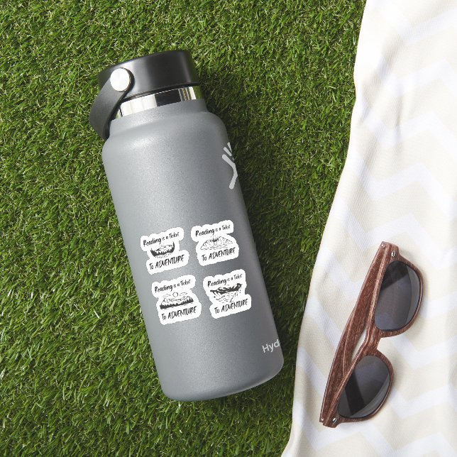 Reading is a ticket to adventure - Sticker Pack 2 (HydroFlask Insitu)