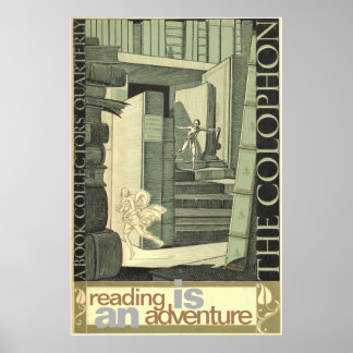 Reading is an Adventure Poster