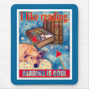 READING IS COOL MOUSE PAD