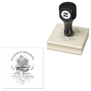 Reading Is Dreaming.... Rubber Stamp