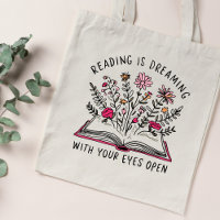 Reading Is Dreaming With Eye Open Book Lover Quote