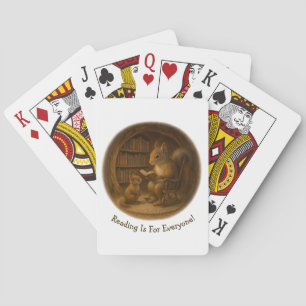 Reading Is For Everyone Playing Cards