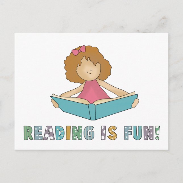 Reading Is Fun! Postcard (Front)