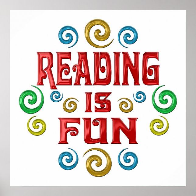 Reading is FUN Poster (Front)