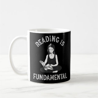 Reading Is Fundamental Geeky Bookworm Poetry Litre Coffee Mug