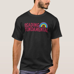 Reading Is Fundamental Geeky Bookworm Poetry Litre T-Shirt