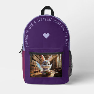Reading Is Like… Printed Backpack