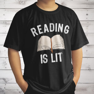 Reading Is Lit - literature reading books Vintage T-Shirt