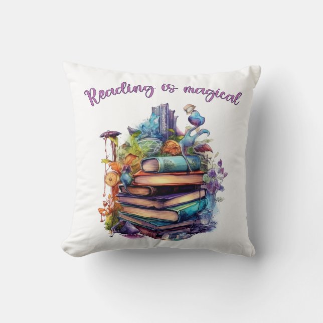 Reading is Magical Cushion (Front)