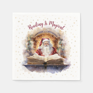 Reading is Magical Snowflake, Book Club Napkin