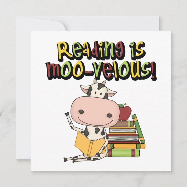 Reading is Moo-velous (Front)
