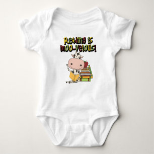 Reading is Moo-velous Baby Bodysuit