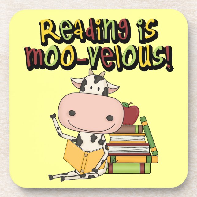Reading is Moo-velous Coaster (Front)