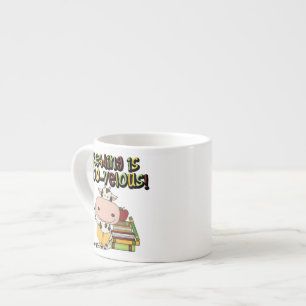 Reading is Moo-velous Espresso Cup