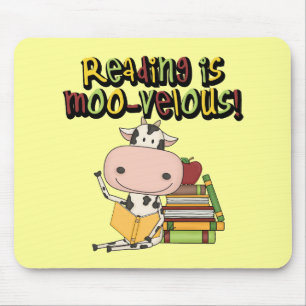 Reading is Moo-velous Mouse Pad