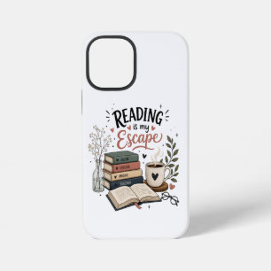 Reading Is My Escape - Cosy Book Lover Aesthetic iPhone 12 Mini Case