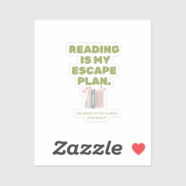 Reading is My Escape Plan - Cozy Book Lover's Desi (Sheet)