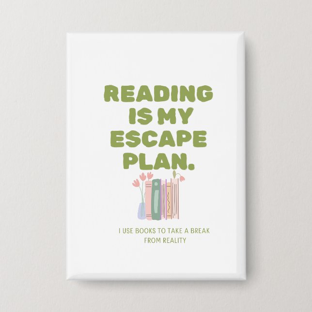 Reading is My Escape Plan - Cozy Book Lover's Desi (Front)