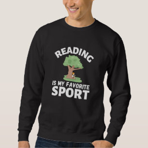 Reading Is My Favourite Sport Child Reads Books Sweatshirt