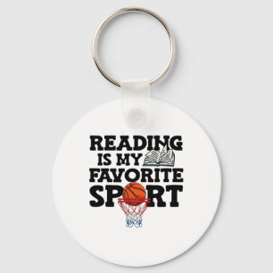 Reading Is My Favourite Sport Sketll World Book Da Key Ring