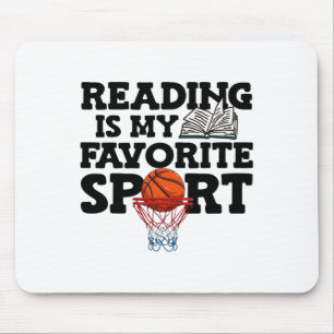 Reading Is My Favourite Sport Sketll World Book Da Mouse Pad