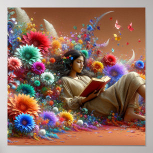 Reading is my jam poster