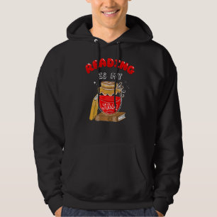 Reading Is My Jam Teacher Book Lover Back To Scho Hoodie