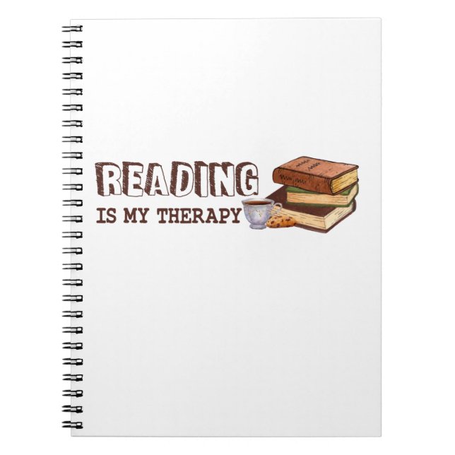 Reading Is My Therapy Book Lover (Front)