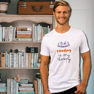 reading is my  therapy Tri-Blend shirt